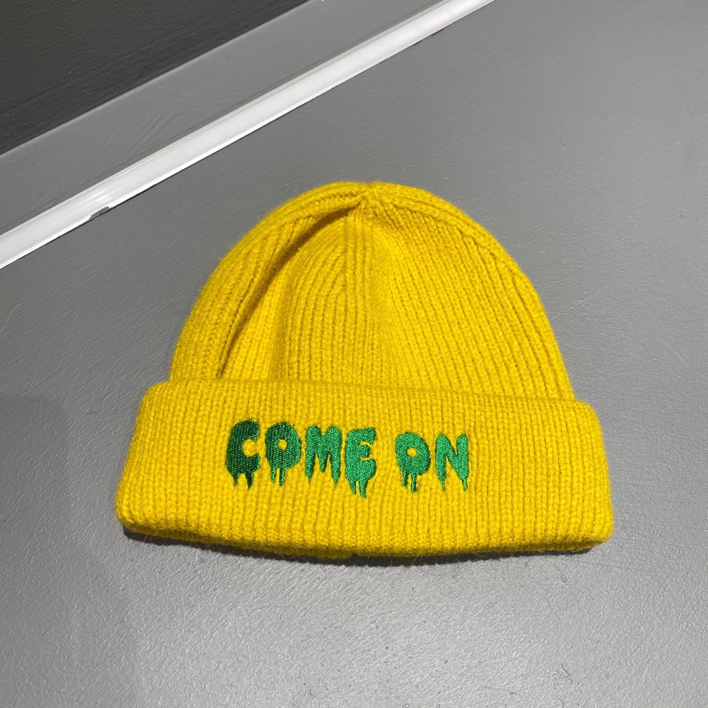 Nón Len Dệt Kim Tròn Che Mặt Giữ Ấm Tai Phù Hợp Cho Mùa Thu/Đông