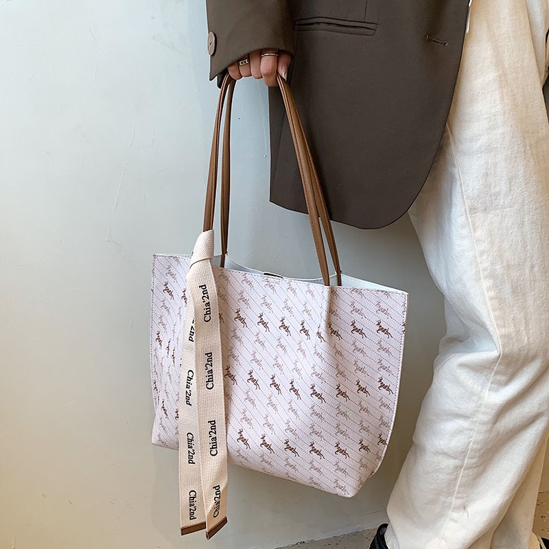 Túi Vải Đeo Vai In Họa Tiết Phong Cách Cổ Điển Thời Trang Cao Cấp Dành Cho Nữ