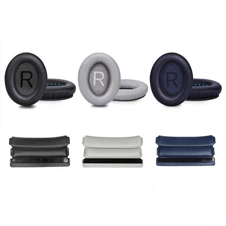 Đệm Da Mềm Bọc Đầu Tai Nghe Thay Thế Cho Bose QuietComfort QC35 25 AE2 AE2i