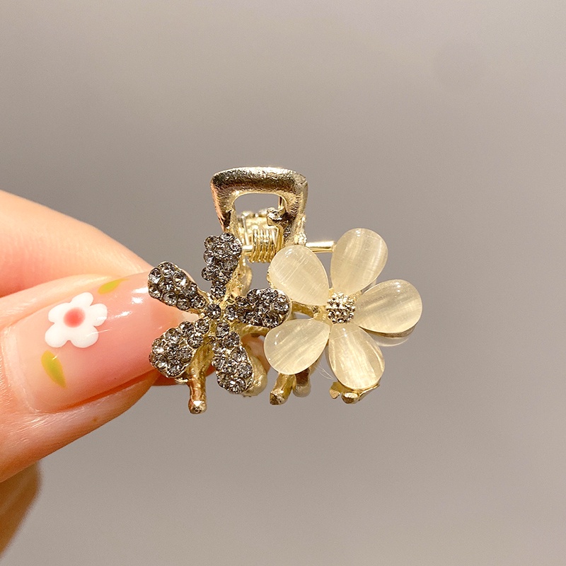 Kẹp Tóc Đính Đá Opal Phong Cách Hàn Quốc Thời Trang