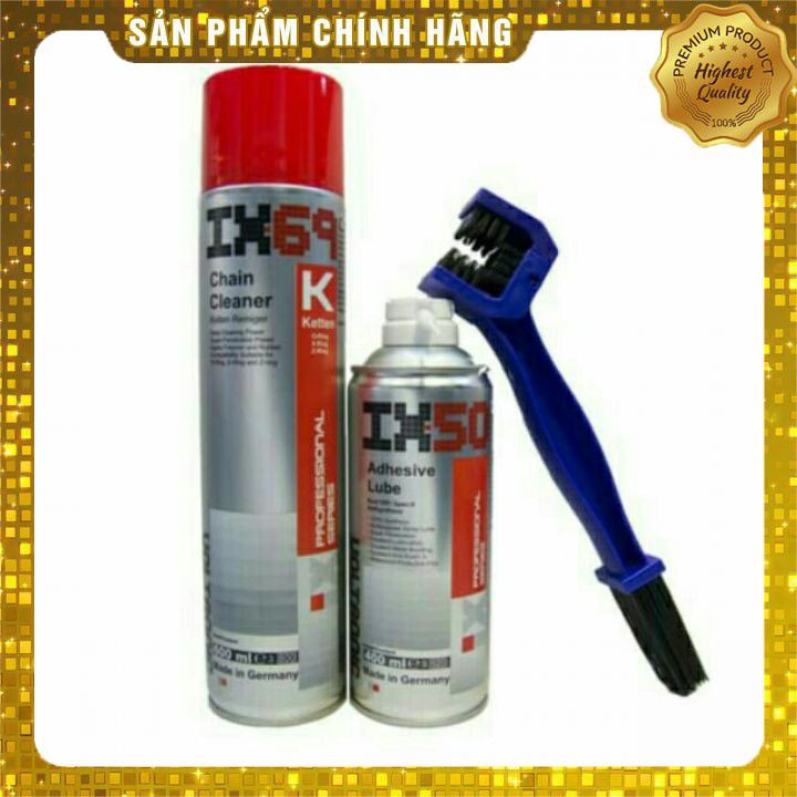 [HÀNG CHÍNH HÃNG] Combo Ix69 Voltronic Và Ix50 Voltronic Bôi Trơn Sên Và Bàn Chải