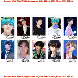 CARD CHỮ KÍ V BTS