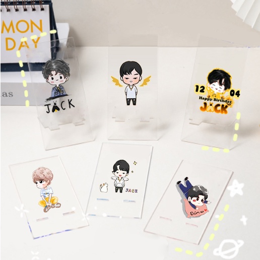 Giá đỡ điện thoại mica jack GDMC12 giá cute dễ thương j97 trong suốt hoạt hình idol thần tượng