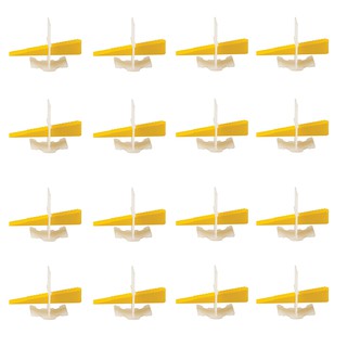 100 Sets Flooring Level Tile Leveling Spacer Construction Wedges Strap Clips
