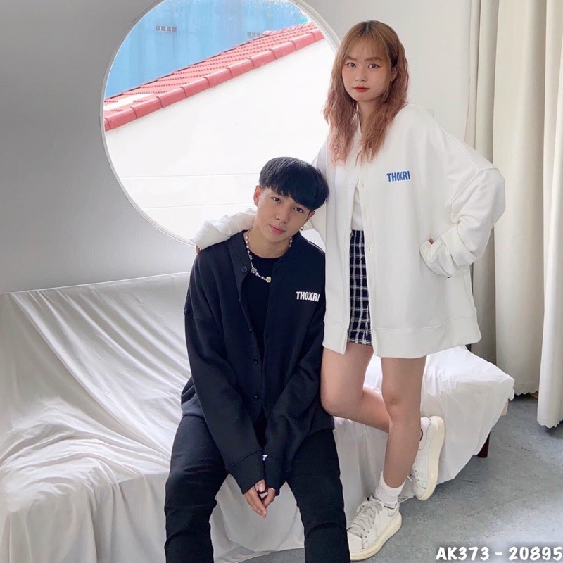 Áo Khoác Cardigan Nỉ Nam Nữ Form Rộng UNISEX Áo Cardigan Nam Nữ Nỉ Ngoại in THOXRI - AK3373 | BigBuy360 - bigbuy360.vn