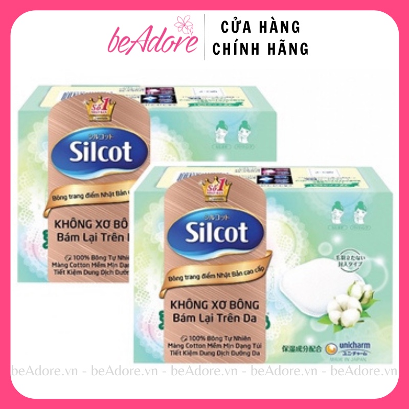 Bông Tẩy Trang Cao Cấp Silcot Xanh Lá 66 Miếng - Xanh lá