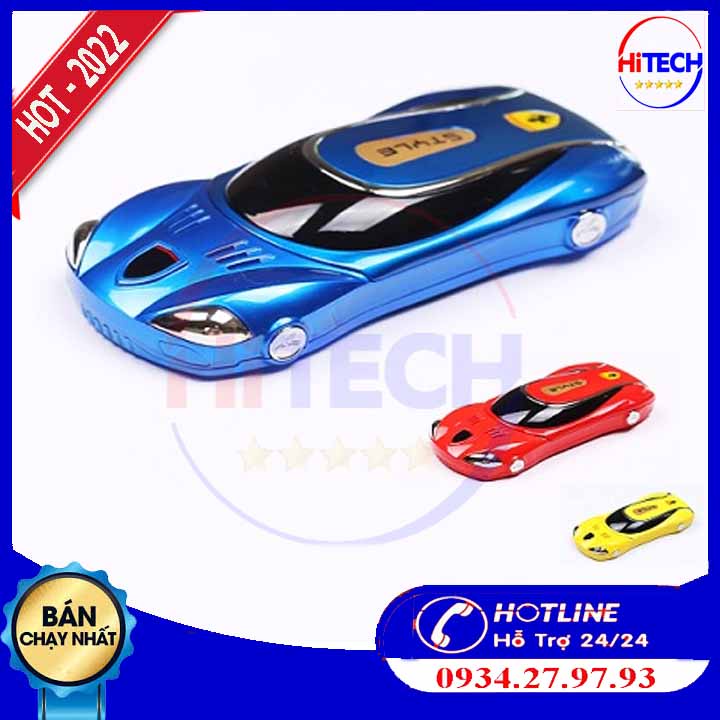Điện thoại độc hình xe hơi ferari f911 2 sim siêu ngộ nghỉnh kèm phụ kiện-Bảo hành 12 tháng