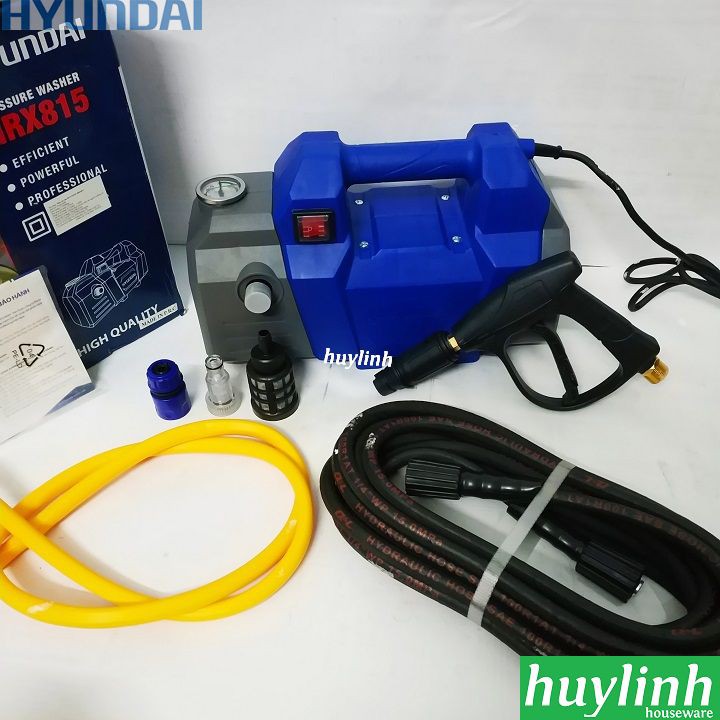 Máy rửa xe Hyundai HRX815 - 120bar - tặng bình xà bông