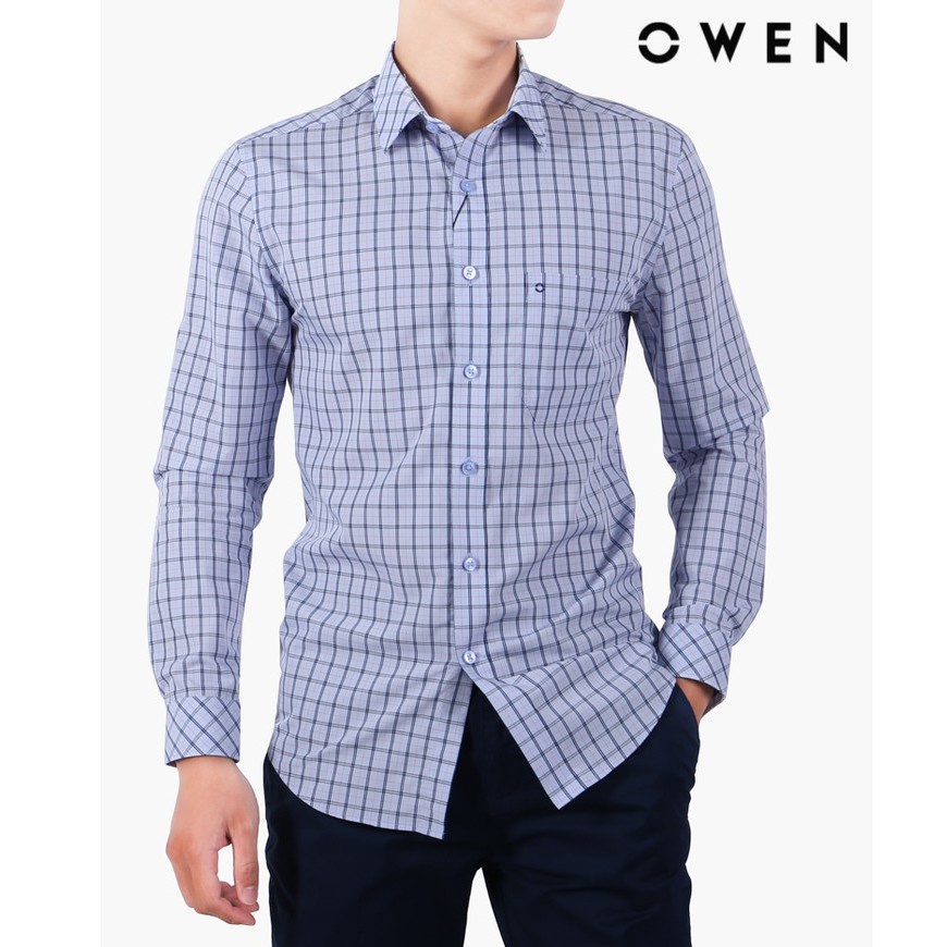 Áo Sơ mi dài tay OWEN Regularfit - AR22700DT