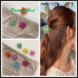 Kẹp Tóc Kim Loại Hình Hoa Dễ Thương Cho Nữ