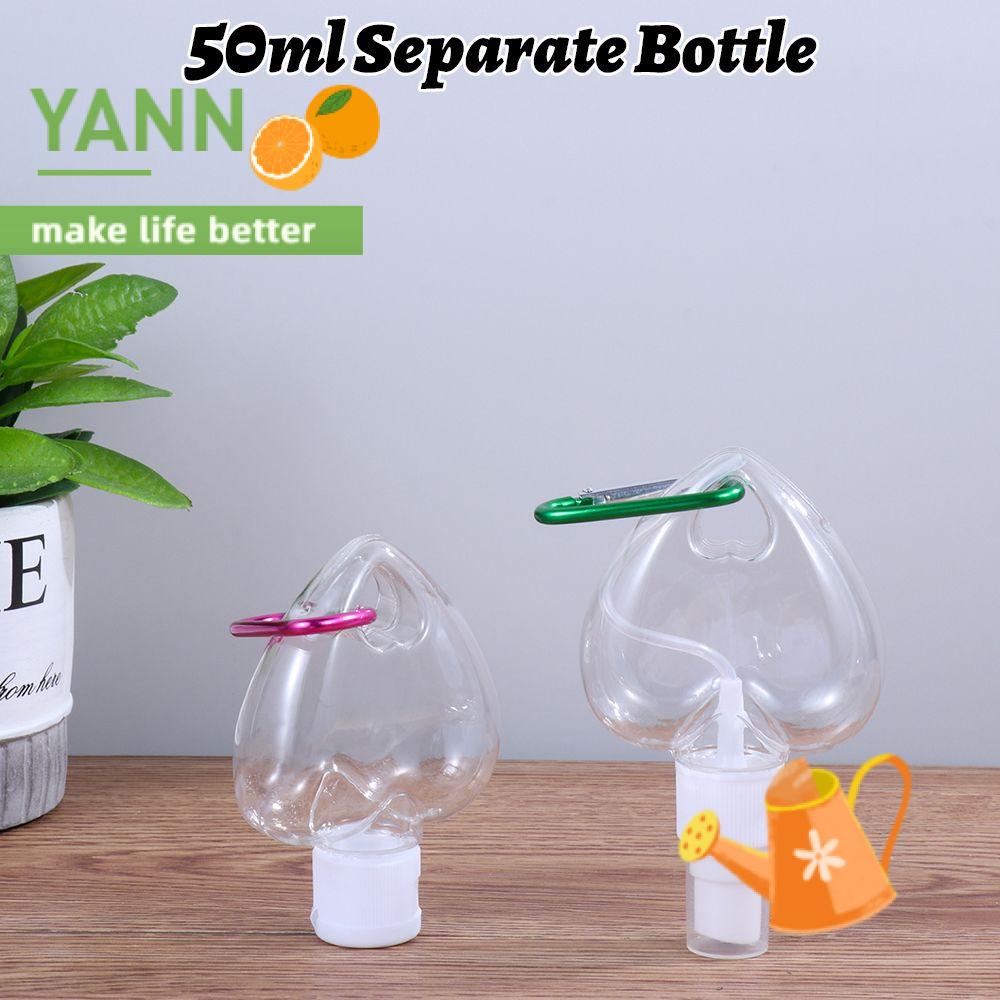 Lọ Rỗng Trong Suốt Đựng Nước Hoa 50ml Có Móc Kim Loại Tiện Dụng