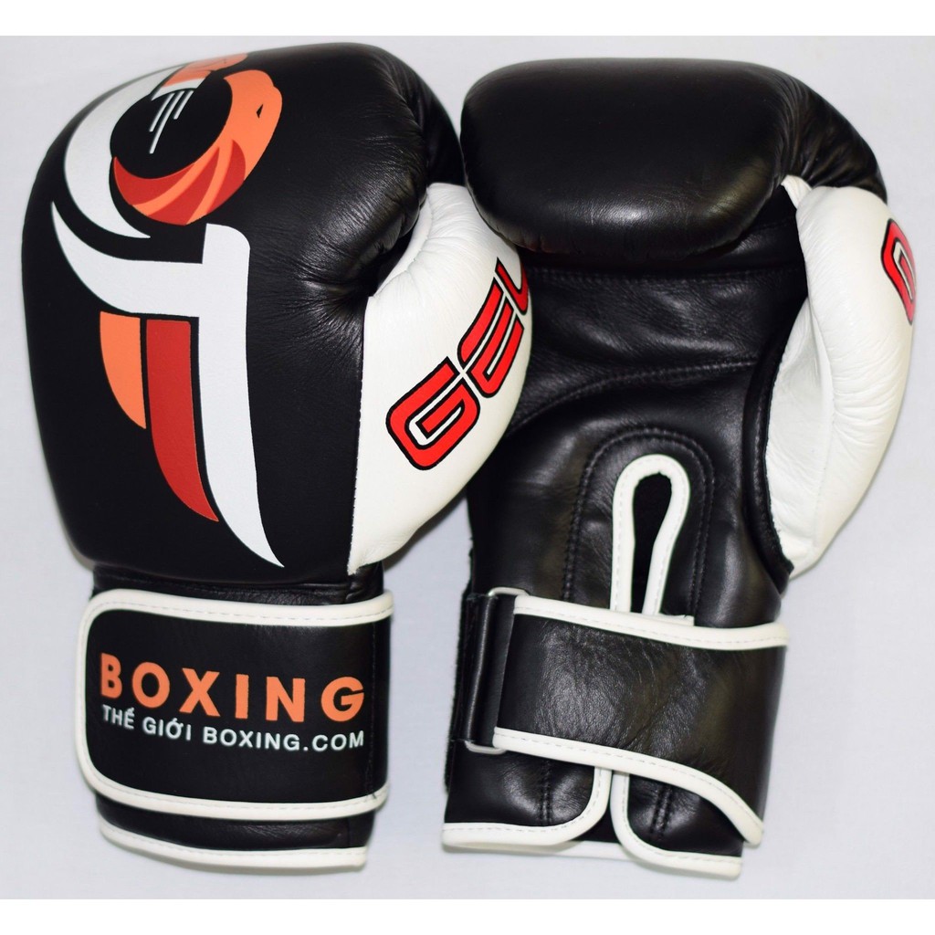 Găng Boxing TGB Gel Hitech Da Bò 100%- Thế Gioi Boxing