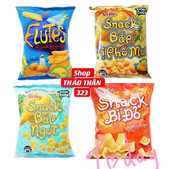 Bánh Snack Oishi 40g Nhiều Vị