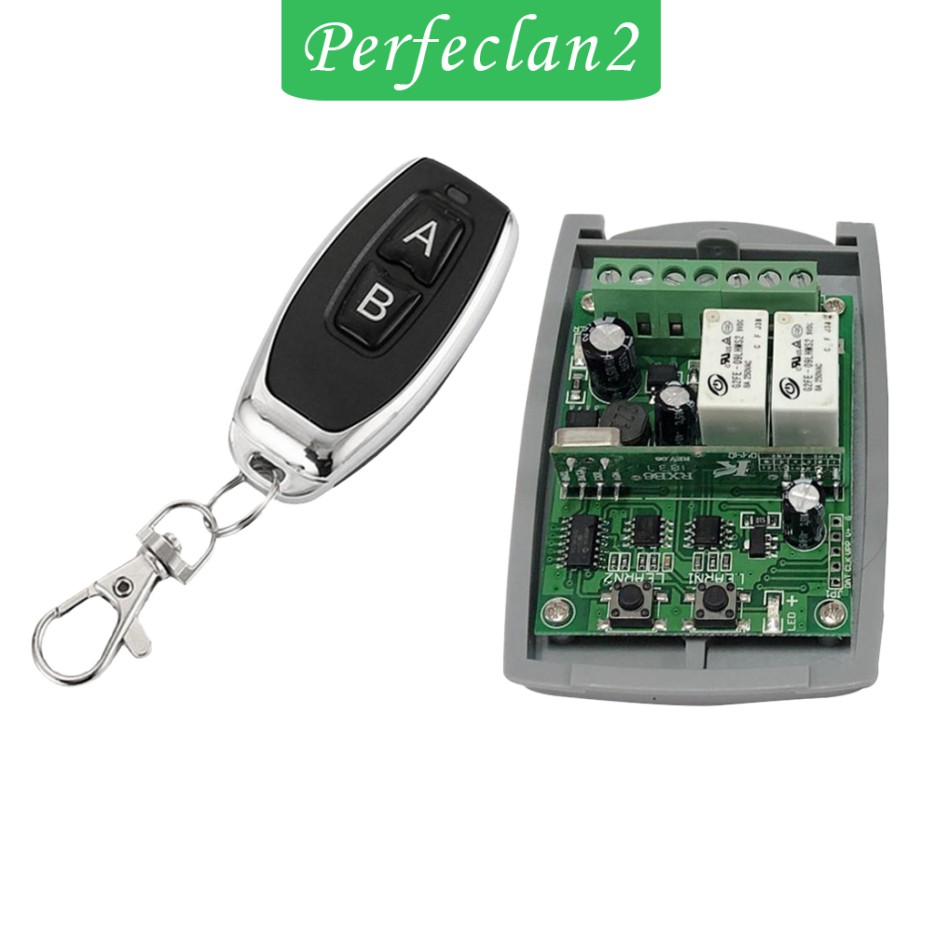 Rơ Le Điều Khiển Từ Xa Không Dây 2 Kênh DC12V-DC48V 433MHz Perfeclan2