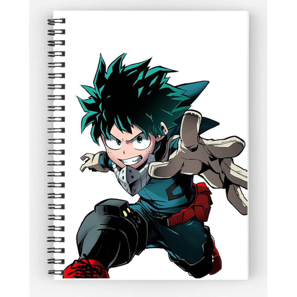 sổ tay my hero academia sổ gáy xoăn