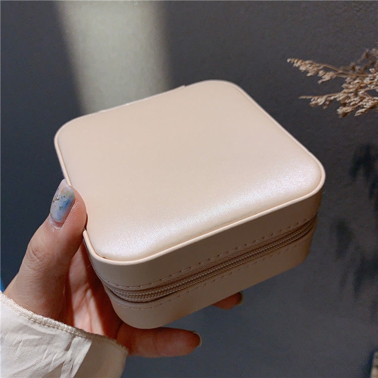 Hộp đựng trang sức / dây chuyền / khuyên tai 22398 thiết kế nhỏ gọn tiện dụng sức chứa lớn dùng khi đi du lịch