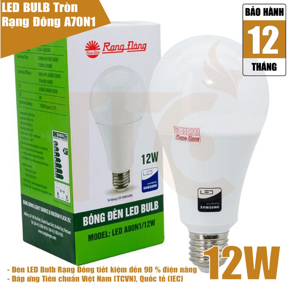 Bóng đèn Led 12W MPE, bóng tròn, ánh sáng trắng