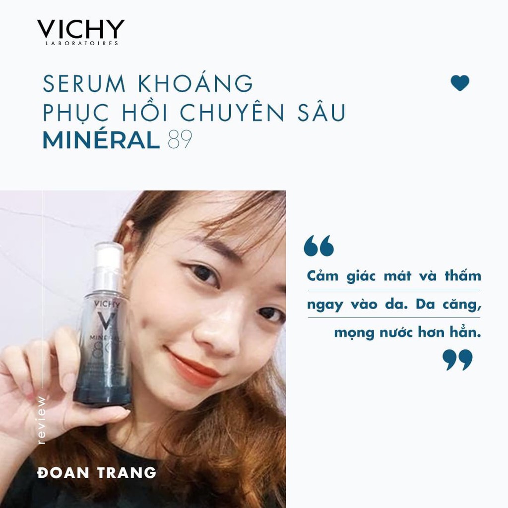 Dưỡng Chất Khoáng Cô Đặc Phục Hồi Và Bảo Vệ Da Vichy Mineral 89 [HÀNG CHUẨN NỘI ĐỊA PHÁP] - Tami Stpre