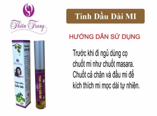 Tinh dầu dài mi