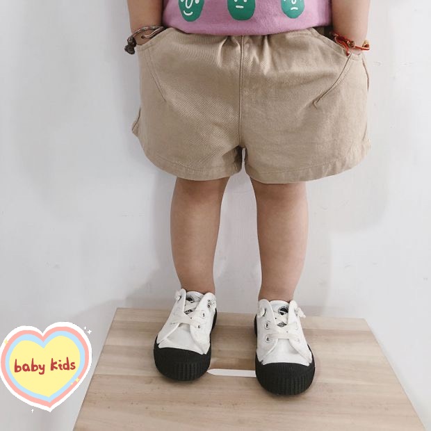 [6-18kg] Quần Short Kaki Style Hàn Quốc Cho Bé Trai Bé Gái