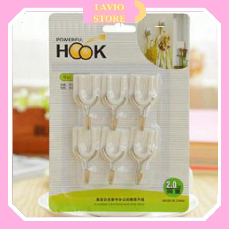 Vỉ 6 Móc Treo Đồ Tiện Dụng VRG1255 Lavio Store