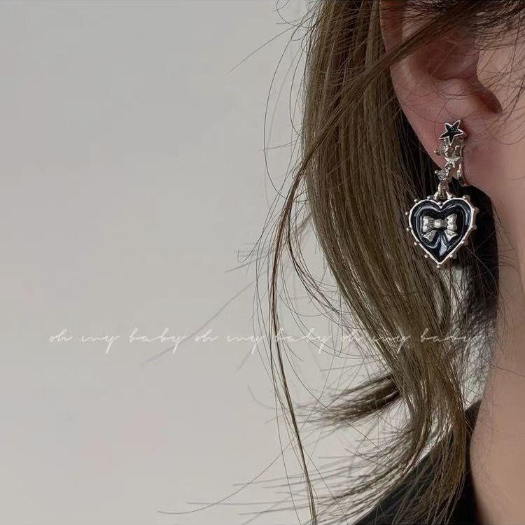 (MớI) Bông Tai HìNh GấU Ngôi Sao ĐíNh Đá Xinh XắN 2