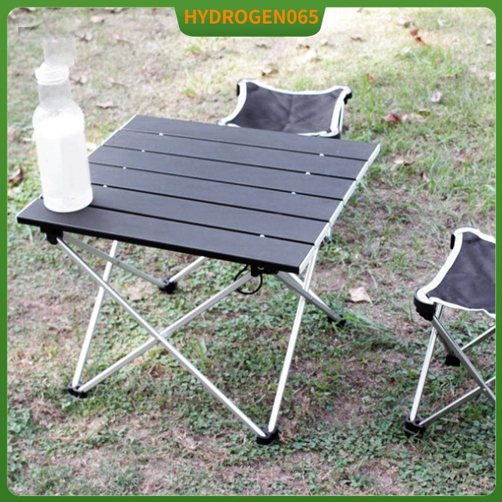 Bàn gấp di động Bàn cắm trại Chất liệu hợp kim nhôm cho dã ngoại ngoài trời Hydrogen065