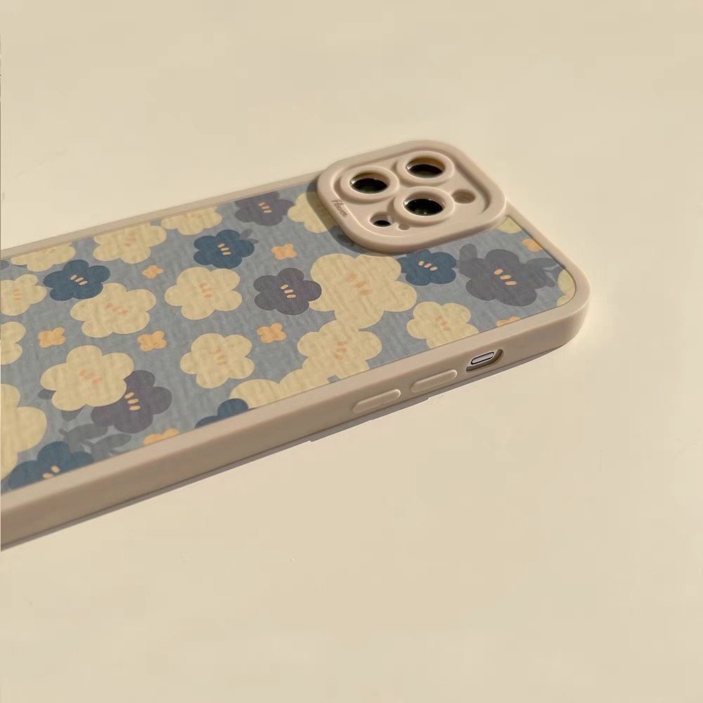 Ốp lưng iphone fairy flower xanh cạnh vuông 13promax/13pro/13/12promax/12pro/12/11/11promax/7plus/8plus/x/xsmax
