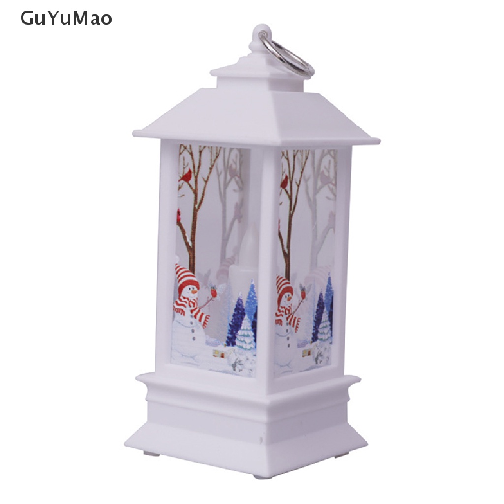 [cxGUYU] Đèn LED Điện Tử Hình Nến Người Tuyết Giáng Sinh Nhỏ Để Bàn Ban Đêm PRTA