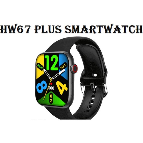 Đồng Hồ Thông Minh Hw67 Plus Bản Thép Màn Hình Tràn Viền Siêu Cân Cảm Ứng Mượt  - BẢO HÀNH ĐỔI MỚI
