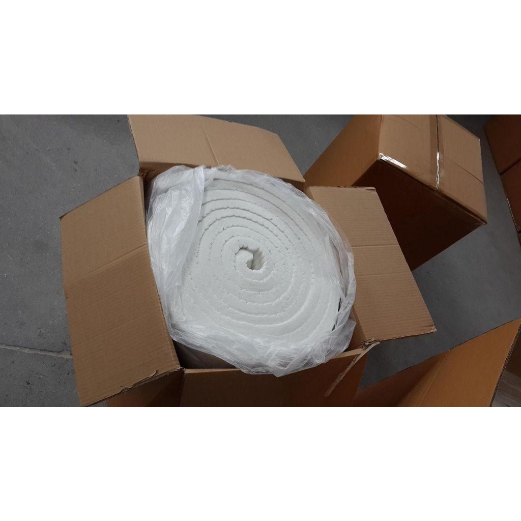 Bông gốm ceramic> nhồi pô, cách nhiệt,chịu nhiệt lên đến 1250 độ C: 20x60