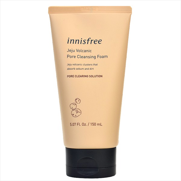 Sữa rửa mặt tro núi lửa,giảmmụn đầu đen, se lỗ chân lông Jeju innisfree [[ Hàng Chính Hãng  - Hàn Quốc]