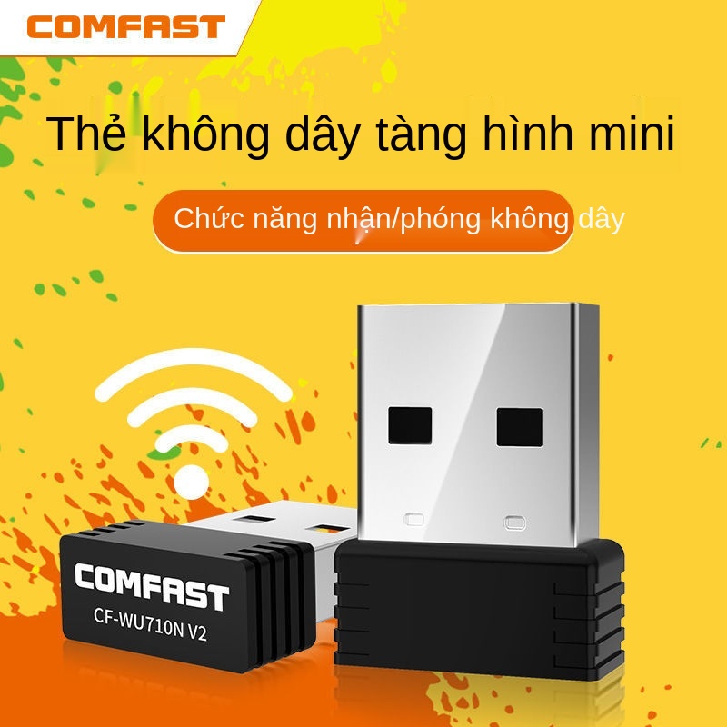 Trình điều khiển mini Mạng không dây USB miễn phí Card Gigabit 5G máy tính để bàn máy tính để bàn Bộ thu tín hiệu mạng w