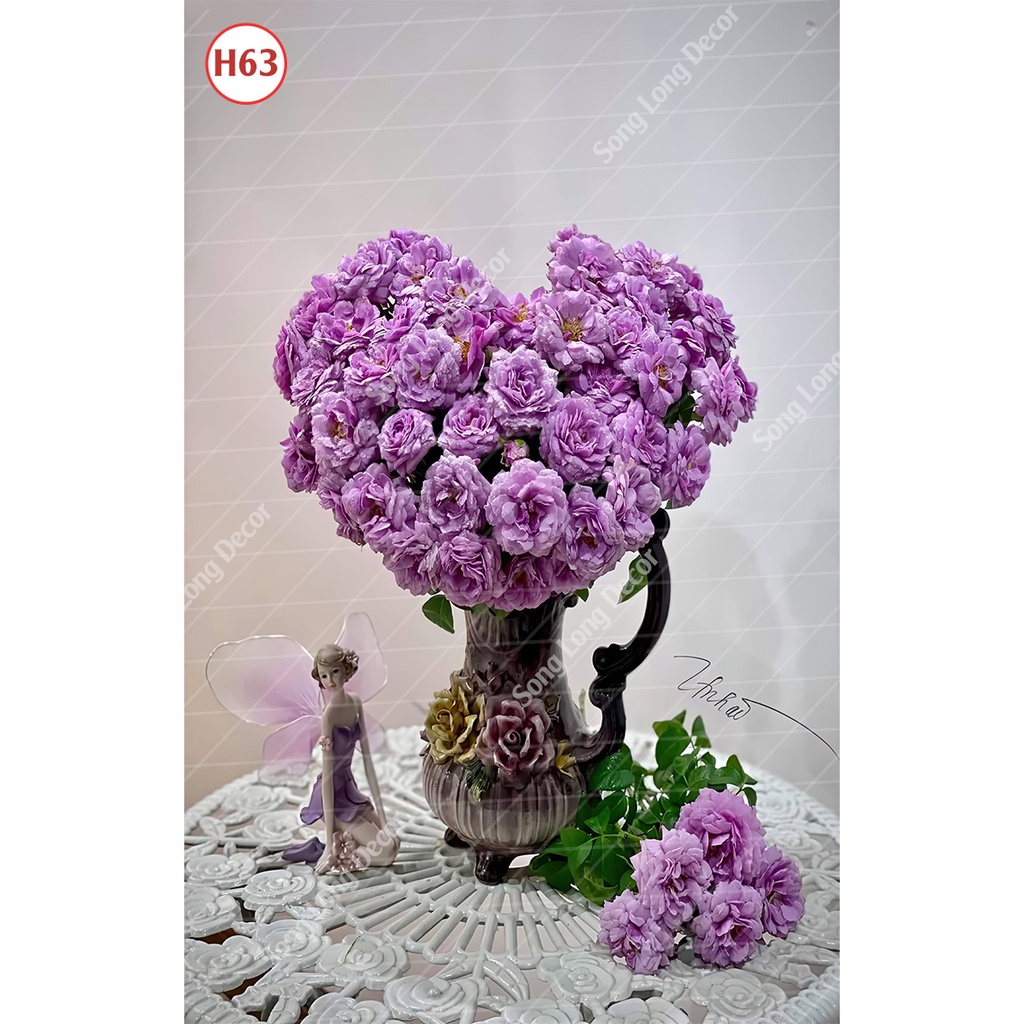 Tranh Dán Tường Lọ Hoa Nhiều Mẫu Đẹp - Có In Theo Yêu Cầu- Tranh 3d Trang trí nhà cửa -6
