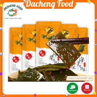 Rong biển cay ăn liền Hồ Nam 1 gói 20gr đồ ăn vặt Sài Gòn vừa ngon vừa rẻ | Dacheng Food