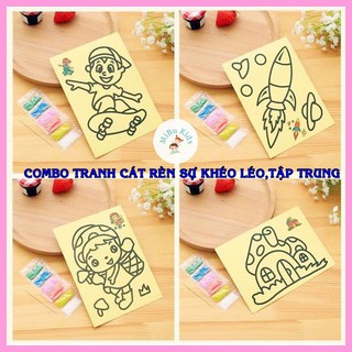COMBO 5 TRANH CÁT khổ A5 loại đẹp