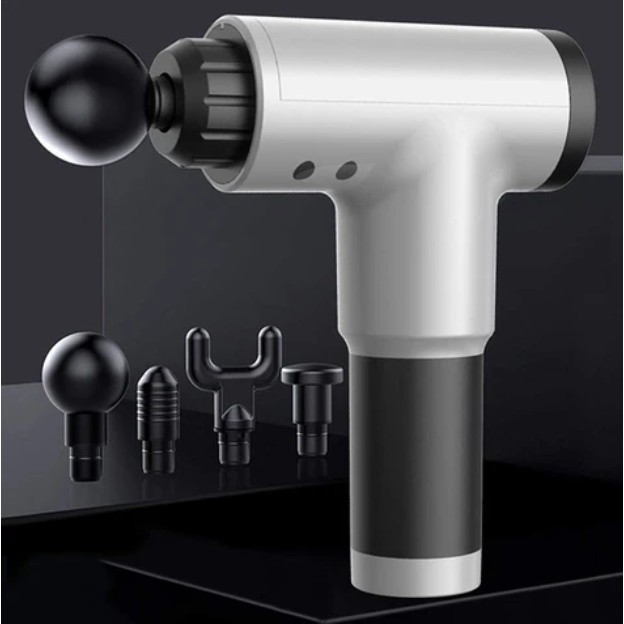Súng Massage - Máy Mát xa Không Dây Trị Liệu Đau Nhức Toàn Thân Giảm Căng Cơ Nhật Bản FANSCIAL GUN Có 6 Chế Độ Massage