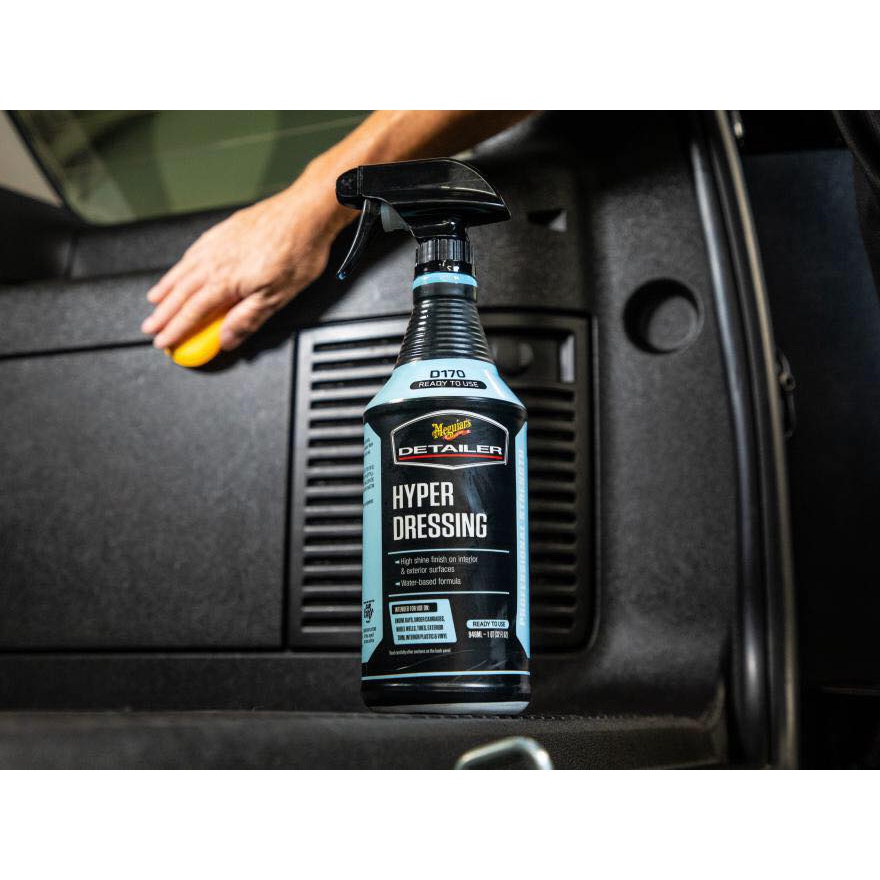 Meguiar's Dung dịch bảo dưỡng chi tiết nhựa, cao su, vinyl trong và ngoài xe - Hyper Dressing - DRTU17032, 946ml