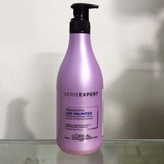 Dầu gội dành cho tóc duỗi Liss Unlimited L'oréal Shampoo 500ml