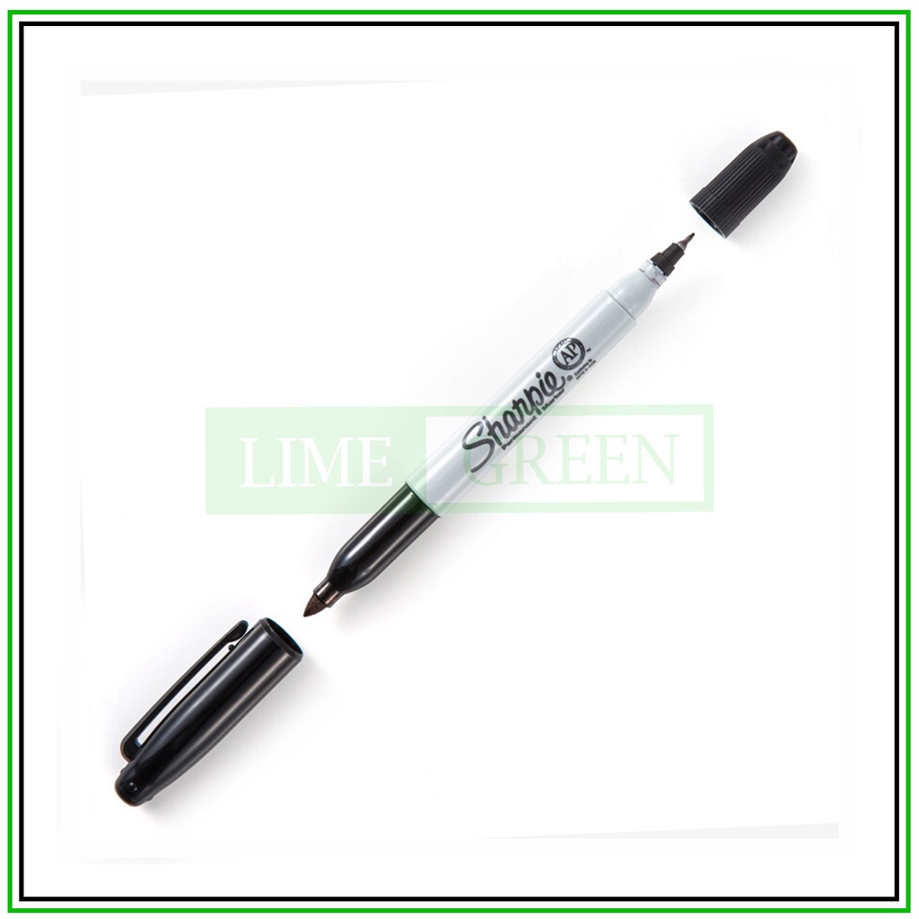 Bút lông dầu 2 ngòi tiện dụng Sharpie Twin Tip