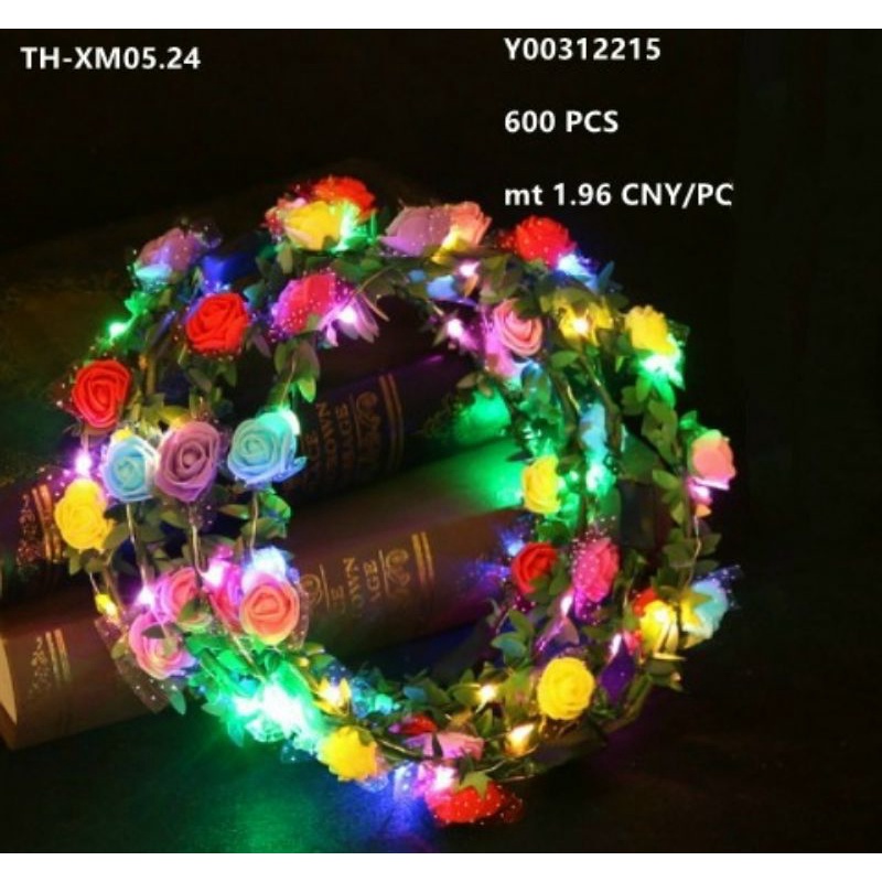 Vòng hoa phát sáng đội đầu cực dễ thương