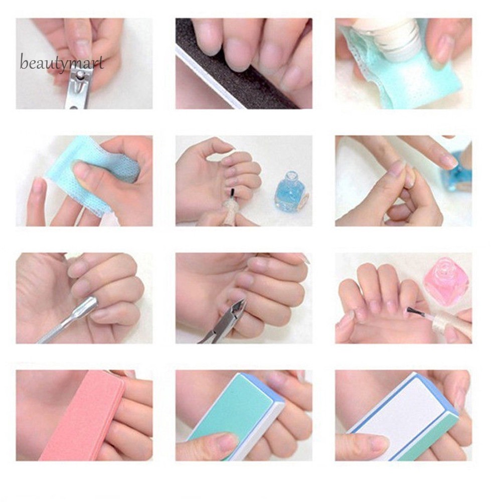 Gói 10 khối giũa móng bằng mút tiện dụng