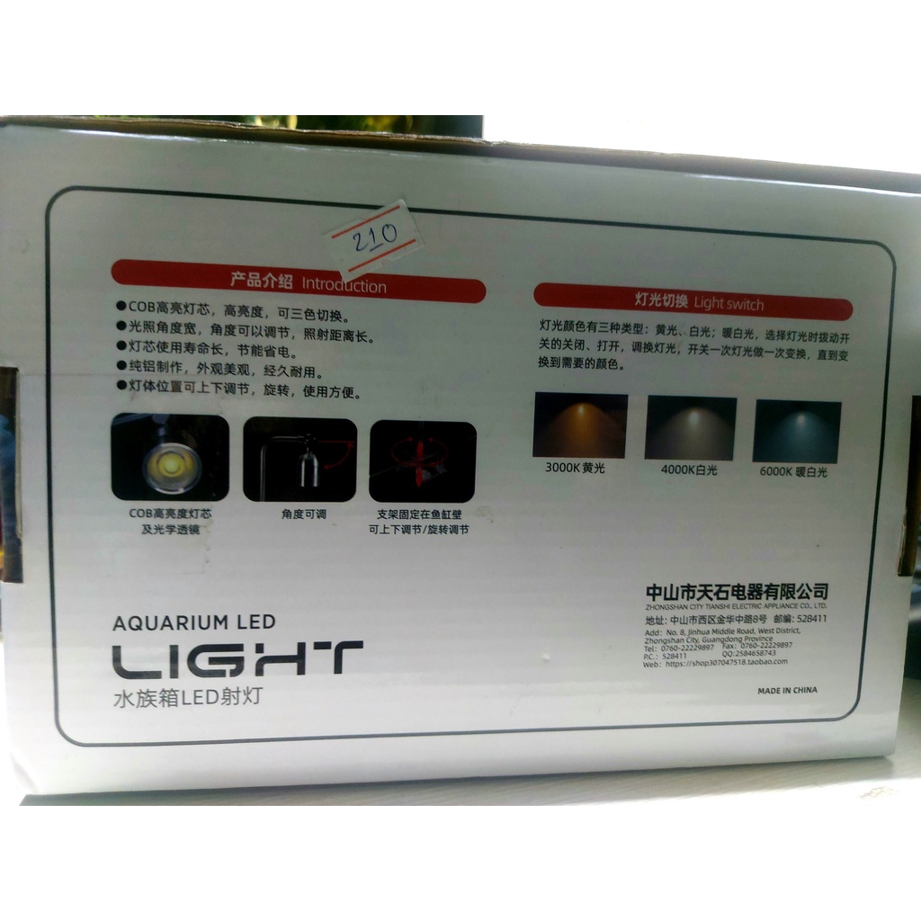 ĐÈN RỌI 5W / 7W XINMA 3 CHẾ ĐỘ MÀU - ĐÈN XIMA SIÊU RỌI ÁNH SÁNG CHUYÊN DỤNG CHO HỒ CÁ BÁN CẠN, THỦY SINH