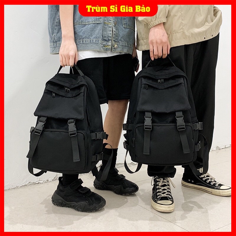 Cặp đi học nam nữ Ulzzang basic thời trang, balo túi sách laptop - du lịch phong cách Unisex cho học sinh, sinh viên.