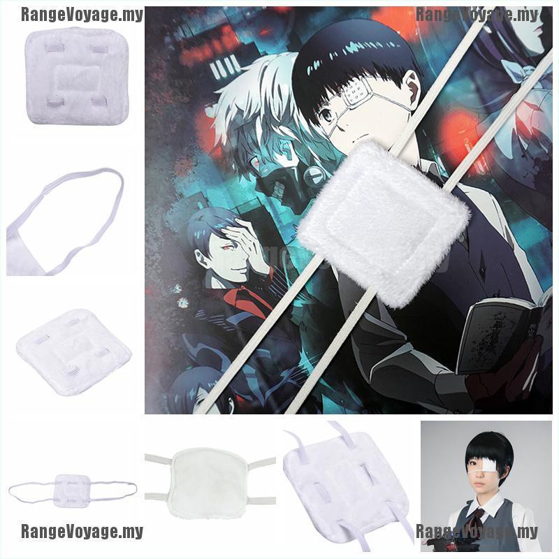 Miếng Bịt Mắt Màu Trắng Hóa Trang Nhân Vật Hoạt Hình Tokyo Ghoul