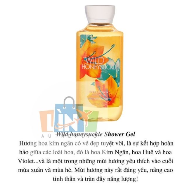 Sữa tắm Bath and Body Works dạng gel 295ml không nhờn rít mịn màng với vitamin E đủ mùi lựa chọn