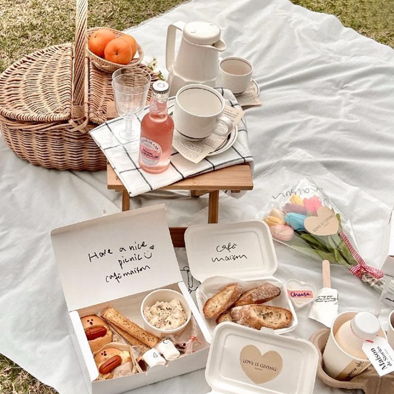 Vải Thảm Trải Picnic, Dã Ngoại Vải trắng làm phông nền chụp ảnh, khăn trải picnic , Phông vải chụp ảnh trơn