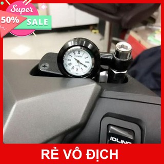 Đồng Hồ Mini Gắn Kính Xe Máy