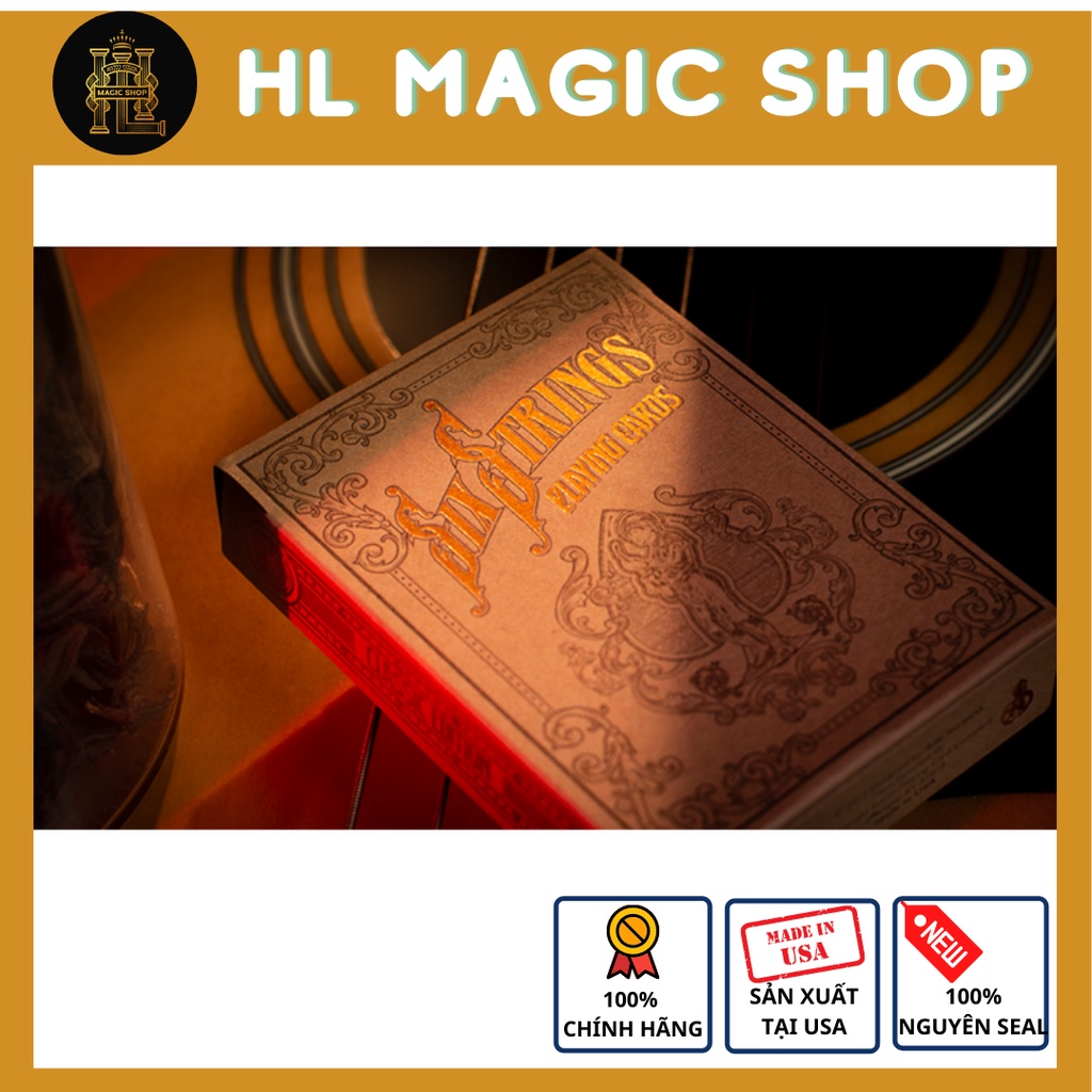 Bộ bài tây, bài ảo thuật Limited Edition Six Strings Playing Cards - Bài Mỹ - Bài Chính Hãng