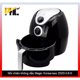 Nồi chiên không dầu 4.6L MAGIC KOREA  NEW 2020 chiên nướng làm bánh..chống dính công suất 1400W bảo hành 12 tháng